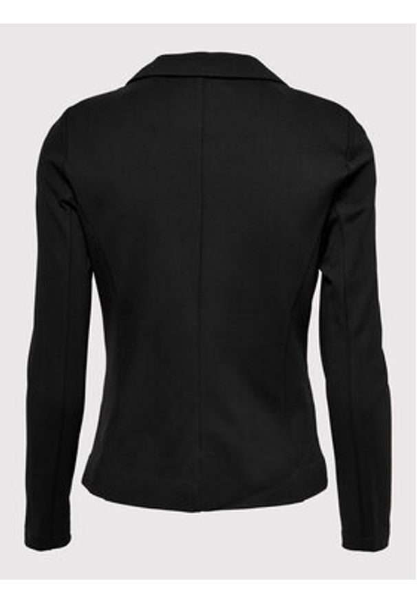 only - ONLY Marynarka Poptrash 15153144 Czarny Regular Fit. Kolor: czarny. Materiał: syntetyk
