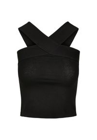 Urban Classics - Damski klasyczny miejski basic gt crop top. Kolor: czarny. Sezon: lato. Styl: klasyczny #1