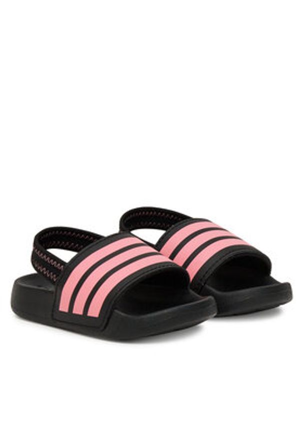 Adidas - adidas Sandały adilette Estrap JR5325 Czarny. Kolor: czarny