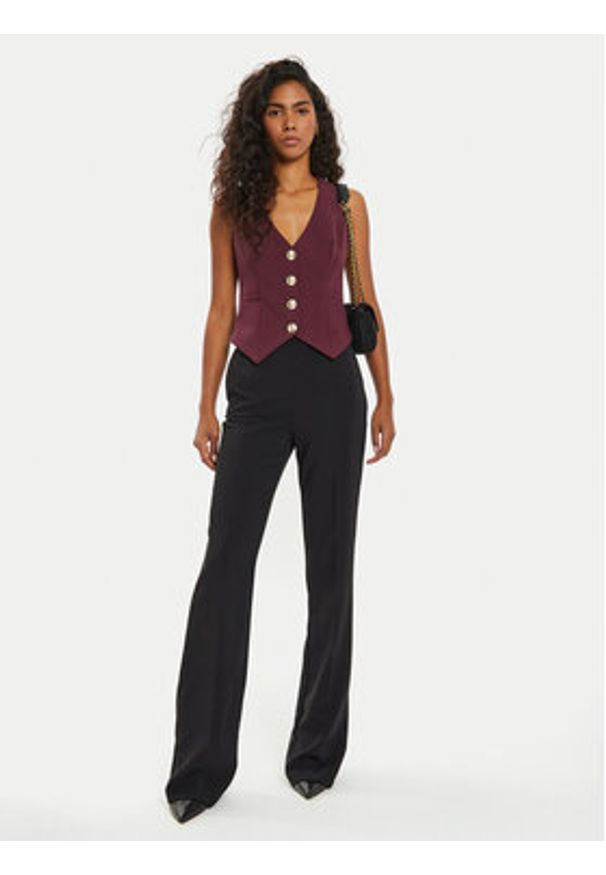 Marciano Guess Kamizelka Celia 4BGN04 7046A Bordowy Regular Fit. Kolor: czerwony. Materiał: syntetyk
