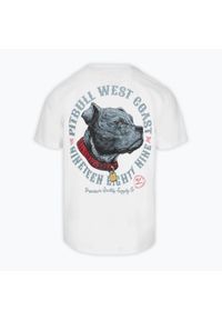 PITBULL - Koszulka męska Pitbull Strenght & Respect. Kolor: biały