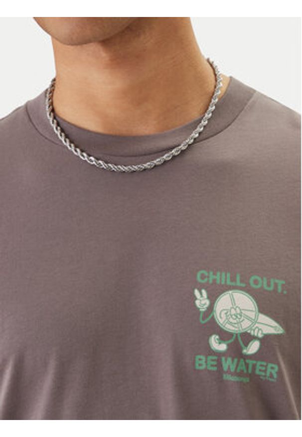 Billabong T-Shirt Gimmicks EBYZT00363 Fioletowy Regular Fit. Kolor: fioletowy. Materiał: bawełna