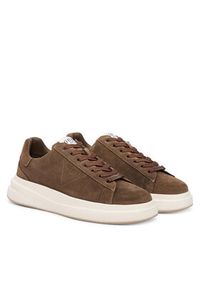Guess Sneakersy FMFLBA SUE12 Brązowy. Kolor: brązowy. Materiał: zamsz, skóra #3