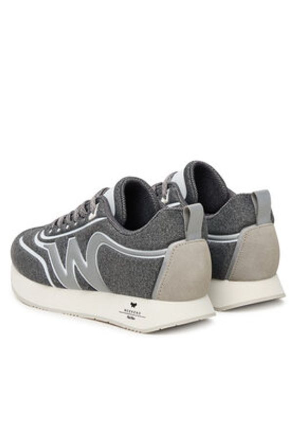 Weekend Max Mara Sneakersy 2525766034650 Szary. Kolor: szary. Materiał: skóra