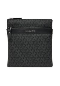 MICHAEL Michael Kors Saszetka Hudson 33T5LHDM1B Czarny. Kolor: czarny. Materiał: skóra
