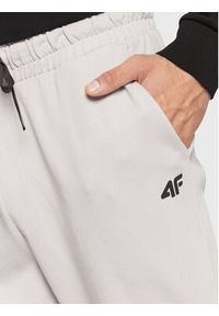 4f - 4F Spodnie dresowe H4Z22-SPMD012 Szary Regular Fit. Kolor: szary. Materiał: bawełna