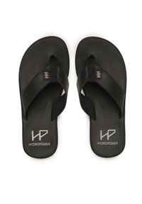 Helly Hansen Japonki Seasand Leather Sandal 11495_990 Czarny. Kolor: czarny. Materiał: nubuk, skóra