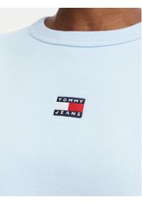 Tommy Jeans Bluza DW0DW17325 Niebieski jasny Regular Fit. Kolor: niebieski. Materiał: bawełna #5