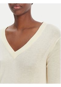 Calvin Klein Sweter LV044F324G Écru Regular Fit. Materiał: bawełna #2