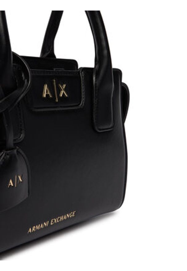 Armani Exchange Torebka XW002159 AF19892 UC001 Czarny. Kolor: czarny. Materiał: skórzane