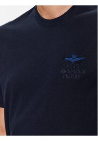 Aeronautica Militare T-Shirt 232TS2129J609 Granatowy Regular Fit. Kolor: niebieski