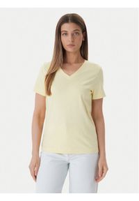 Calvin Klein Jeans T-Shirt Archive LV047B205G Żółty Regular Fit. Kolor: żółty. Materiał: bawełna #1