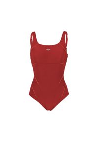 Damski kostium kąpielowy 1-częściowy Arena Jewel R. Kolor: czerwony. Materiał: materiał #1