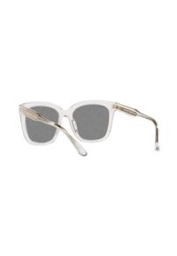 Michael Kors okulary przeciwsłoneczne damskie kolor biały. Kolor: biały