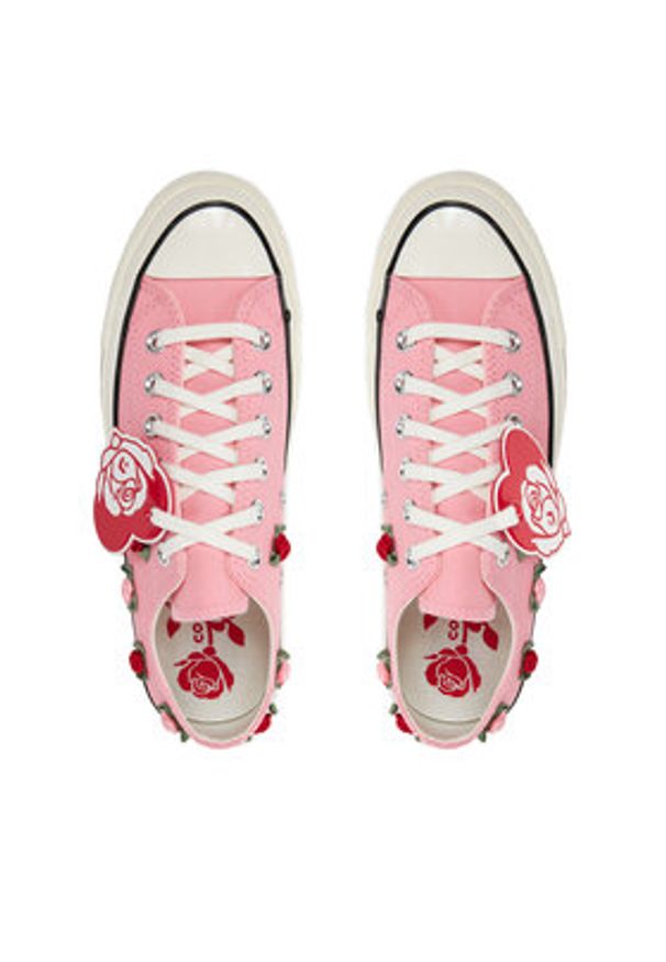 Converse Trampki Chuck 70 Roses A13649C Różowy. Kolor: różowy. Materiał: materiał