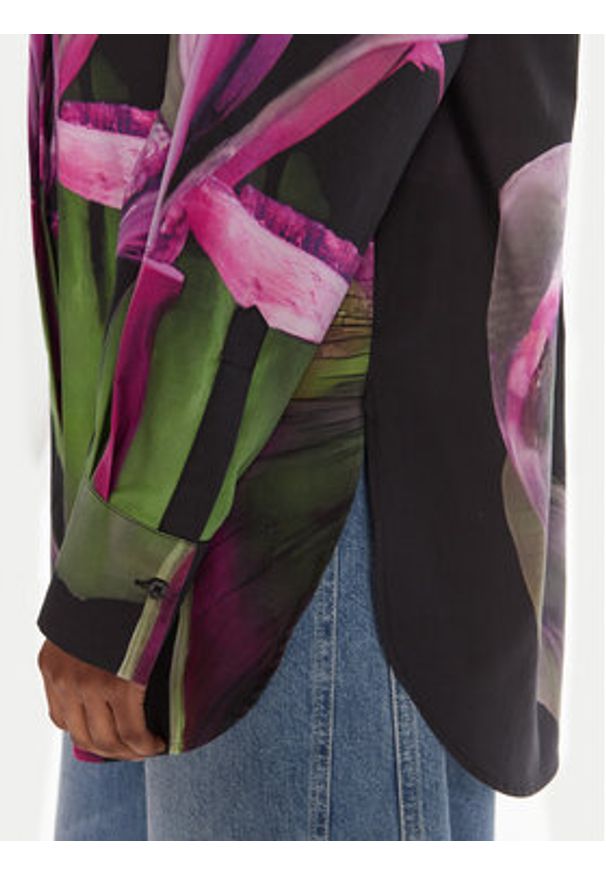 Desigual Koszula Orquidea Lacroix 25WWCW20 Kolorowy Relaxed Fit. Materiał: bawełna. Wzór: kolorowy