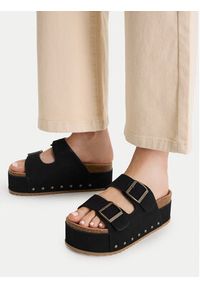 DeeZee Klapki CEO-WS069 Czarny. Kolor: czarny. Materiał: materiał #9