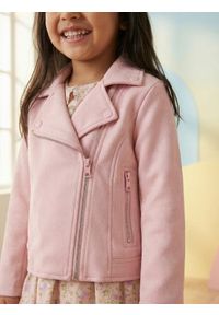 Sinsay - Kurtka ramoneska - różowy. Kolor: różowy #1