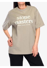 Koszulka z nadrukiem Gramicci Stonemasters Tee. Kolor: beżowy. Wzór: nadruk