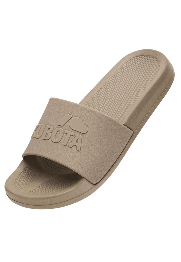 Kubota Klapki Basenowe Basic Plain. Kolor: beżowy