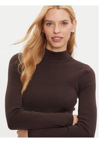 MICHAEL Michael Kors Sukienka dzianinowa MF482Q14VR Brązowy Slim Fit. Kolor: brązowy. Materiał: wełna #5