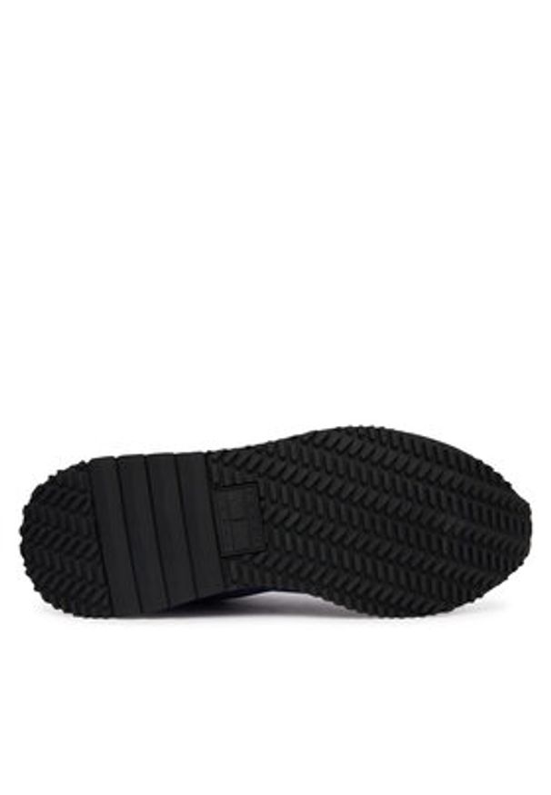 Tommy Jeans Sneakersy Tjm Eva Runner Mix Material EM0EM01737 Niebieski. Kolor: niebieski. Materiał: zamsz, skóra