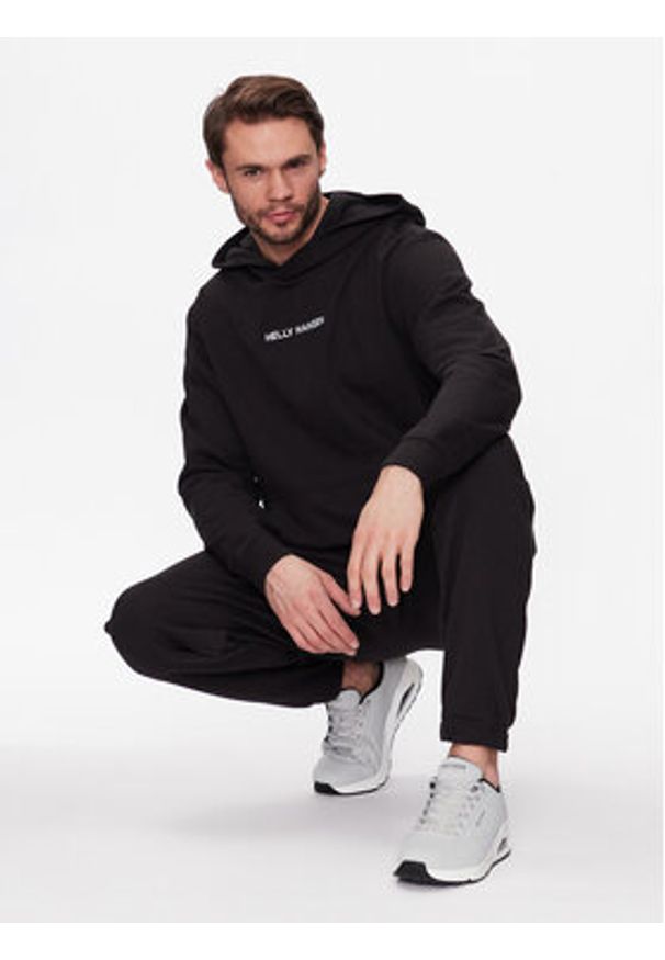 Helly Hansen Bluza Core Graphic 53924 Czarny Regular Fit. Kolor: czarny. Materiał: bawełna