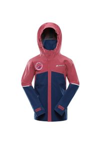 ALPINE PRO - Wodoodporna kurtka dziecięca Alpine Pro Goro 140-146 z membraną PTX. Okazja: na co dzień. Kolor: zielony. Materiał: elastan, poliester. Styl: sportowy, casual