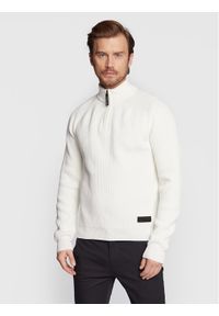 North Sails Sweter 451015 Biały Regular Fit. Kolor: biały. Materiał: syntetyk #1