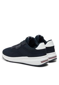 TOMMY HILFIGER - Tommy Hilfiger Sneakersy Lightweight Rwb Knit FM0FM05423 Granatowy. Kolor: niebieski. Materiał: materiał #5