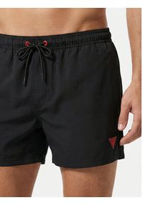 Guess Szorty kąpielowe F6GT25 WG282 SHORT Czarny Regular Fit. Kolor: czarny. Materiał: syntetyk #2