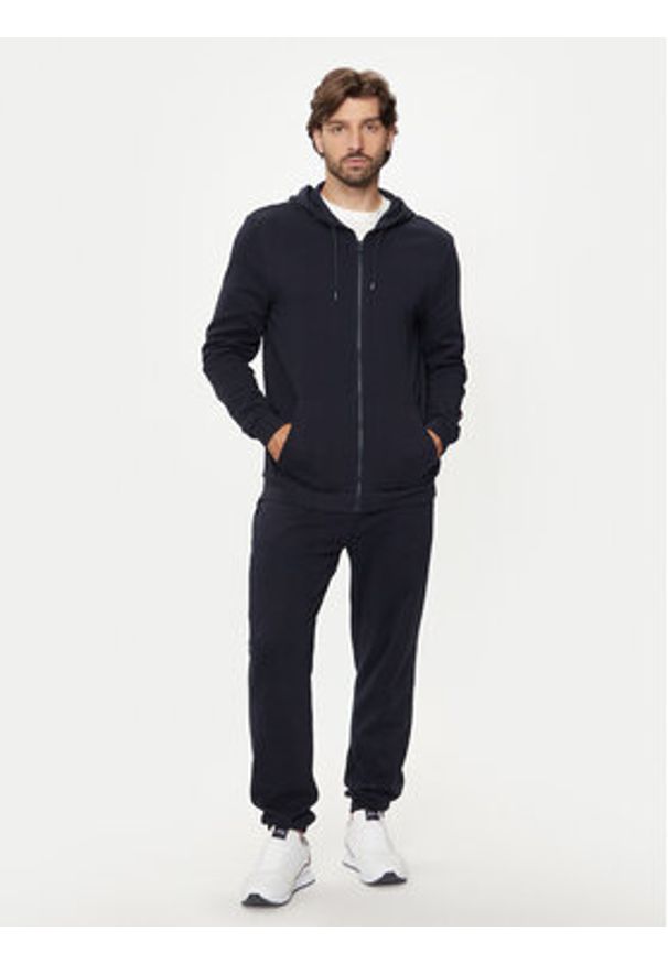 TOMMY HILFIGER - Tommy Hilfiger Bluza UM0UM03347 Granatowy Regular Fit. Kolor: niebieski. Materiał: bawełna, syntetyk