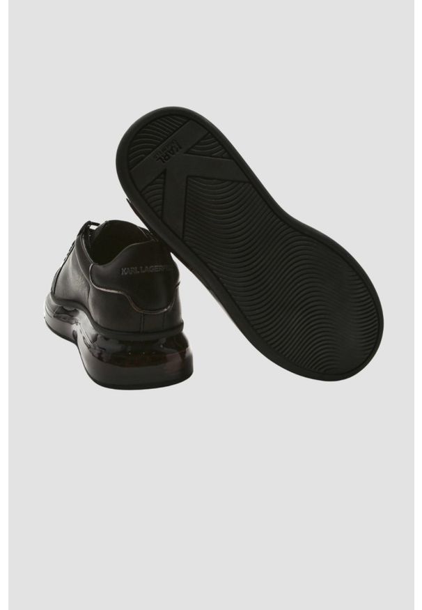 Karl Lagerfeld - KARL LAGERFELD Czarne sneakersy KAPRI KUSHION Lo Lace Lthr. Kolor: czarny