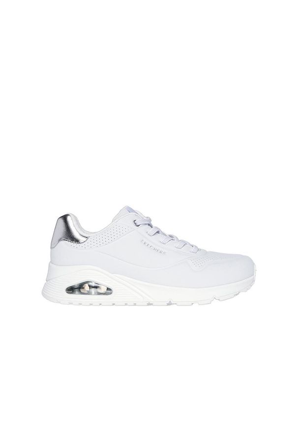 skechers - Buty na co dzień damskie SKECHERS UNO - SHIMMER. Okazja: na co dzień. Kolor: biały