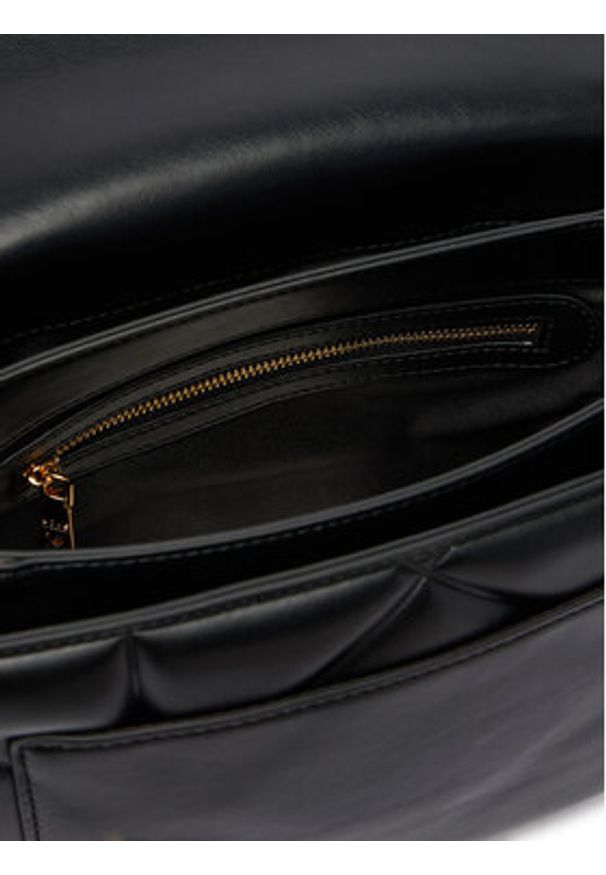 Love Moschino - LOVE MOSCHINO Torebka JC4259PP0OLC0000 Czarny. Kolor: czarny. Materiał: skórzane