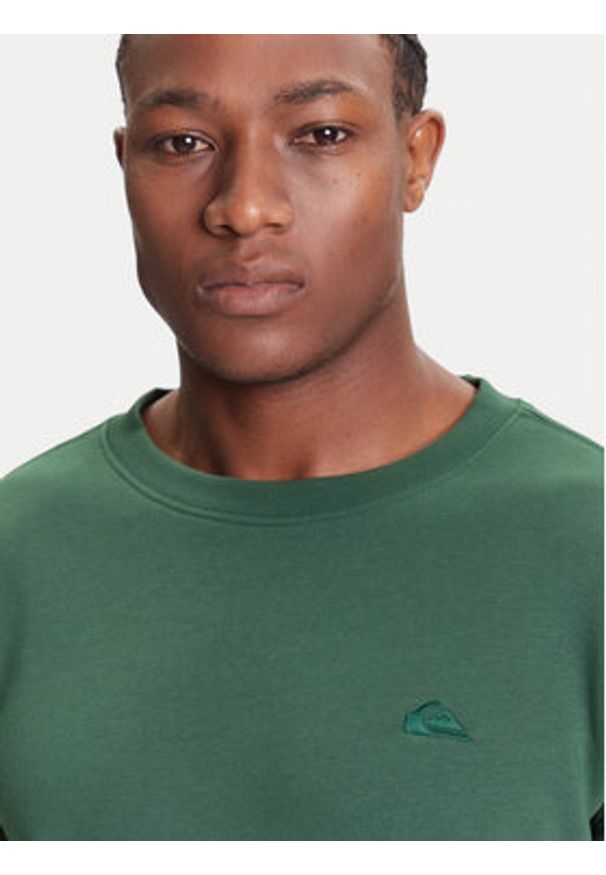 Quiksilver Bluza Salt Water Crew EQYFT05158 Zielony Regular Fit. Kolor: zielony. Materiał: bawełna