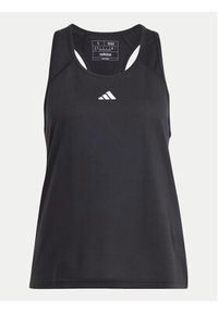 Adidas - adidas Koszulka techniczna Train Essentials IN9171 Czarny Regular Fit. Kolor: czarny. Materiał: wiskoza