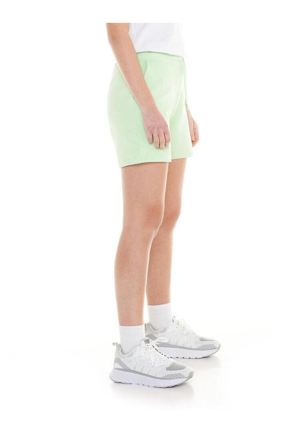 LEONE 1947 APPAREL - Podstawowe spodenki damskie. Kolor: zielony. Materiał: tkanina. Sport: fitness