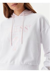 Guess Bluza V5GQ17 KCRT1 Biały Regular Fit. Kolor: biały. Materiał: syntetyk #4