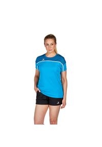 ERIMA - Damski jersey Erima Change. Kolor: niebieski, wielokolorowy, zielony. Materiał: jersey. Sport: kolarstwo #1