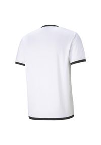 Puma - Męska koszulka piłkarska teamLIGA PUMA White Black. Kolor: czarny, biały, wielokolorowy. Sport: piłka nożna