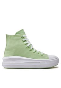 Converse Trampki Chuck Taylor All Star Motion Platform Stars A08100C Zielony. Kolor: zielony. Obcas: na platformie #1