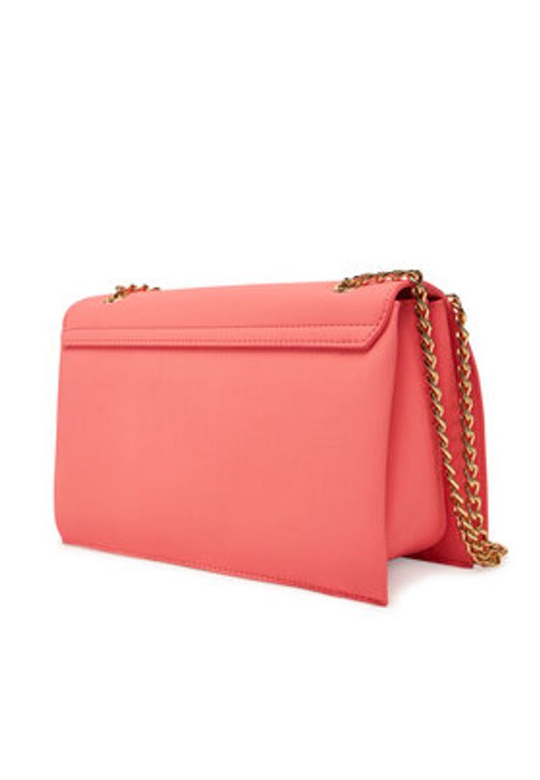 Love Moschino - LOVE MOSCHINO Torebka JC4192PP1MKD0464 Koralowy. Kolor: pomarańczowy. Materiał: skórzane
