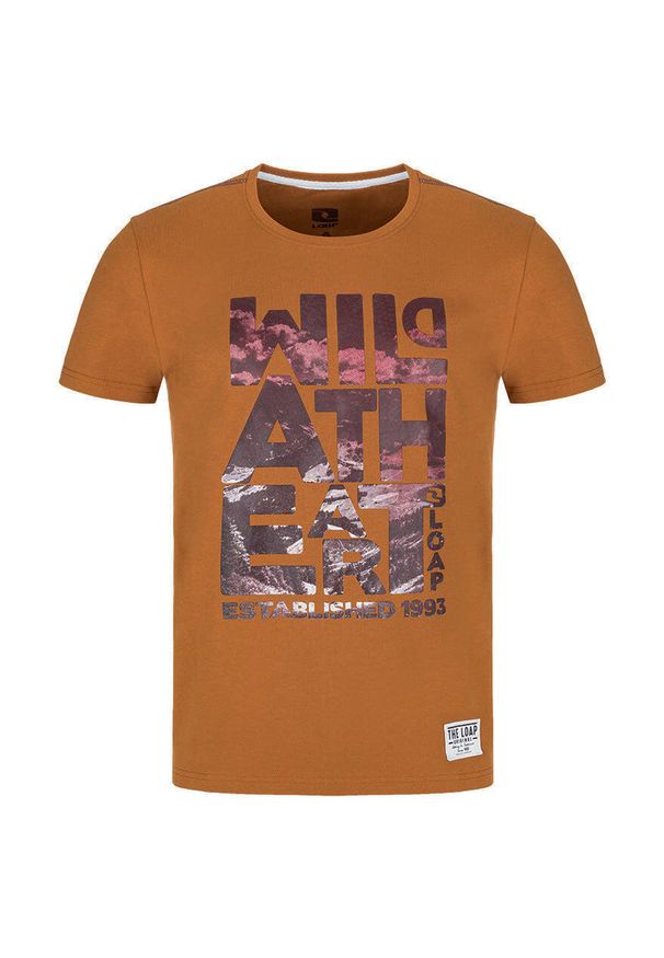 Lowa - Męskie T-shirt z miękkiej bawełny na casualowy styl. Kolor: wielokolorowy. Materiał: bawełna