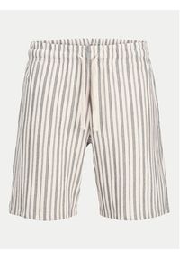 Jack & Jones - Jack&Jones Szorty materiałowe Jaide 12275412 Beżowy Relaxed Fit. Kolor: beżowy. Materiał: bawełna #3