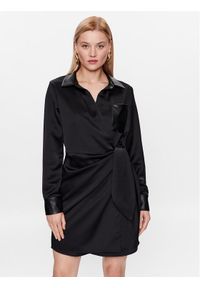 DKNY Sukienka koktajlowa P3ABRODB Czarny Regular Fit. Kolor: czarny. Materiał: syntetyk. Styl: wizytowy #1