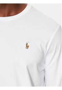 Polo Ralph Lauren Longsleeve 710760121 Biały Slim Fit. Typ kołnierza: polo. Kolor: biały. Materiał: bawełna. Długość rękawa: długi rękaw #6