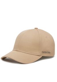 Calvin Klein Czapka z daszkiem Cotton Twill Cap K60K612910 Szary. Kolor: szary. Materiał: bawełna, materiał