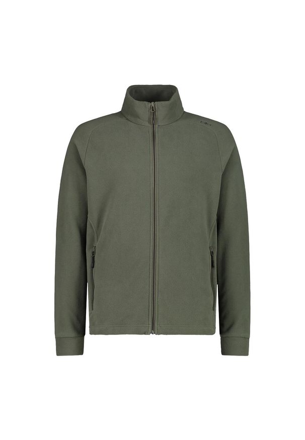 Bluza męska turystyczna CMP 3H12917N. Okazja: na co dzień. Kolor: zielony. Styl: casual, sportowy. Sport: turystyka piesza