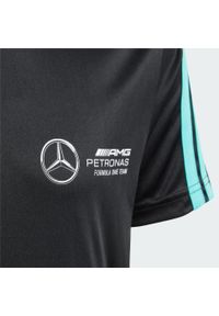 Adidas - Koszulka Mercedes - Amg Petronas Formula One Team Dna. Kolor: biały, czarny, wielokolorowy. Materiał: materiał #2